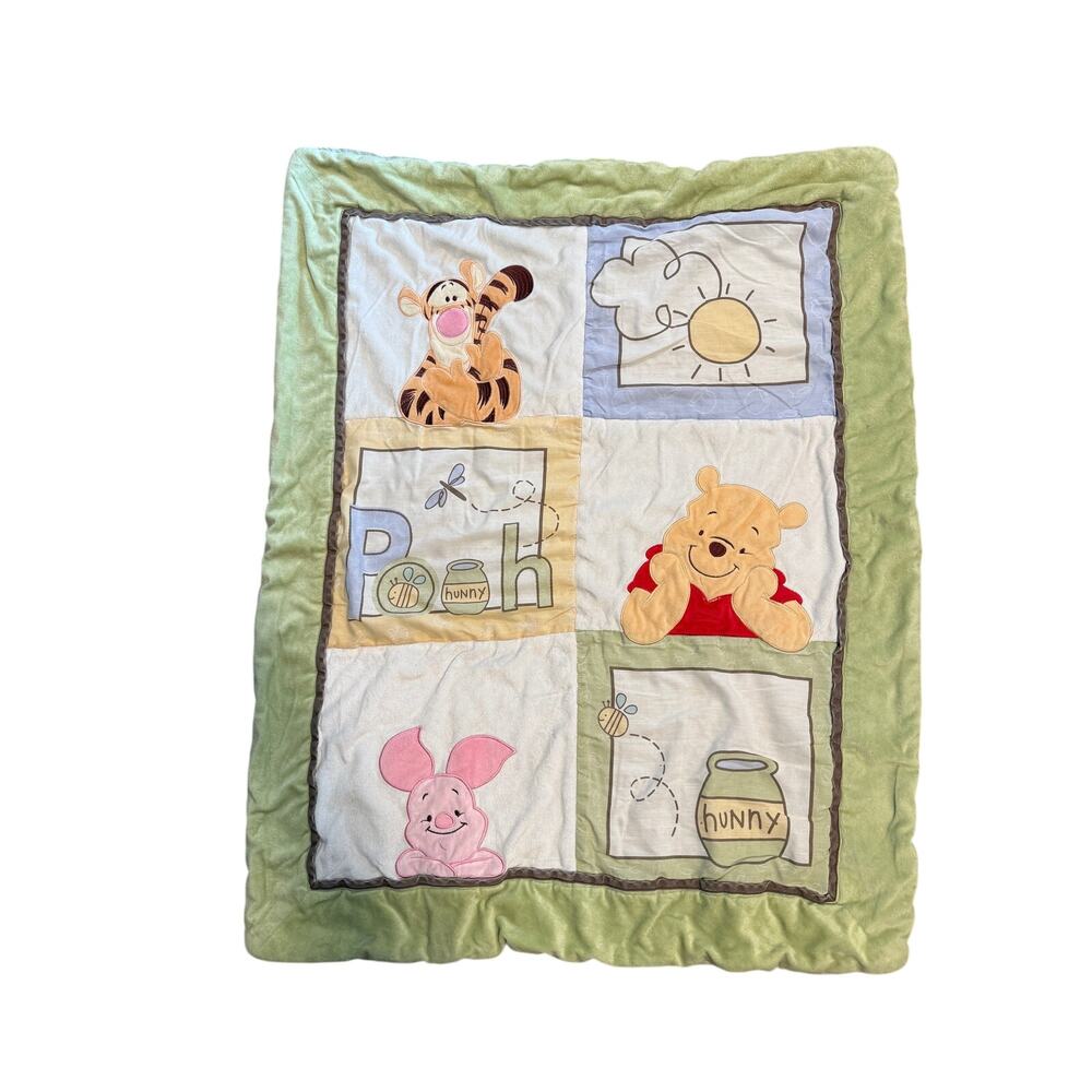 [Vintage] Winnie the Pooh & Friends Baby Blanket (30x40)
